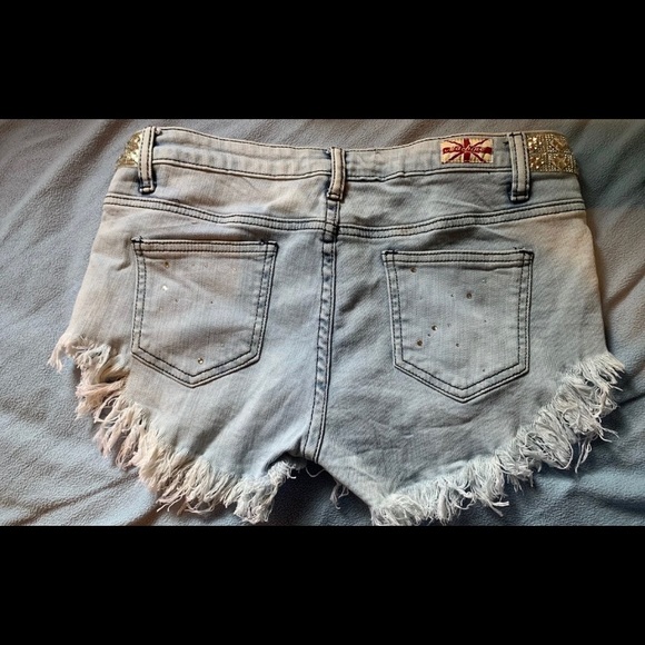 Studded Jean Shorts - Picture 6 of 6